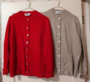 lot 109 image: Pair of Vintage Dalton Cashmere Cardigans