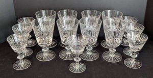 lot 122 image: Vintage 1950s Seneca Glass Renaissance  Water or Wine Stems