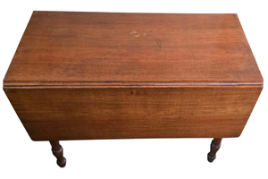 lot 76 image: Vintage Versatile Drop Leaf Dining Table