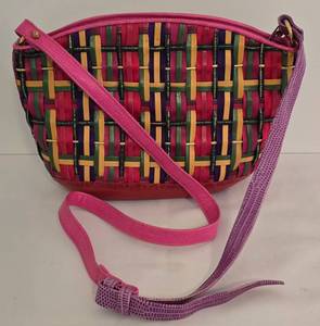lot 80 image: Vibrant Sharif Ribbon Handbag