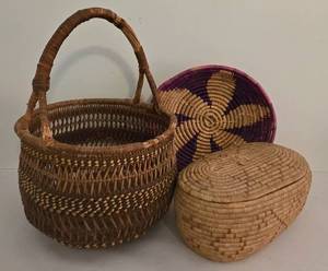 lot 203 image: Ethnic Basket Collection