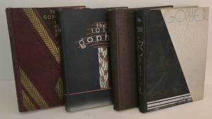 lot 285 image: Vintage Minnesota Gopher Yearbook Selection