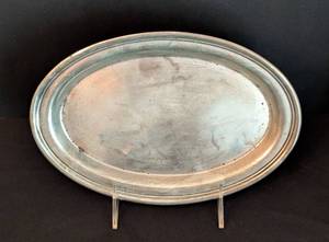 lot 37 image: Vintage Oval Sterling Silver Dish