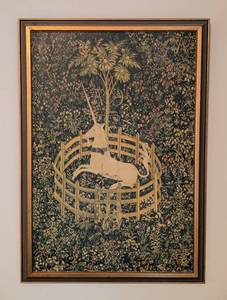 lot 41 image: Framed Unicorn in Captivity Print