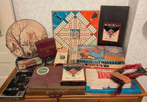 lot 186 image: Variety of Vintage Games and Puzzles
