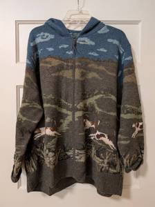 lot 163 image: Ralph Lauren Handknitted Wool Hooded Sweater