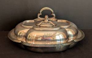 lot 176 image: Tiffany and Co. Silver - Soldered Covered Dish