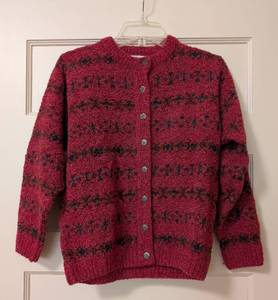 lot 221 image: Vintage Noreasterly Wool Blend Cardigan