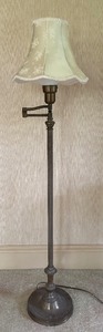 lot 266 image: Vintage Swing Arm Floor Lamp