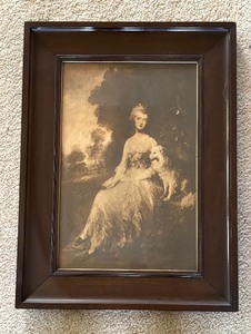 lot 267 image: Mrs. Mary Robinson Print by Thomas Gainsborough