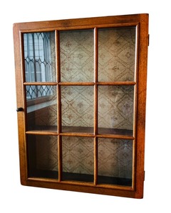 lot 382 image: Gorgeous Vintage Samuel L. Dinkelspiel Glass Front Curio Cabinet