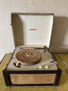 lot 304 image: Vintage Portable Ambassador Turntable