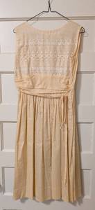 lot 317 image: Vintage Sleeveless Eyelet Dress