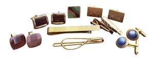 lot 396A image: Vintage Cufflinks and Tie Clips Collection