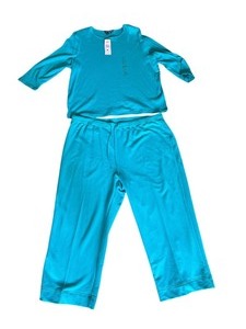 lot 406 image: Lauren 3X Turquoise Two-Piece Set