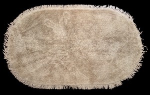 lot 459 image: Vintage Bathroom Oval Rug