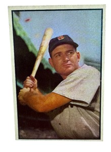 lot 16J image: 1953 Bowman Color # 61 George Kell