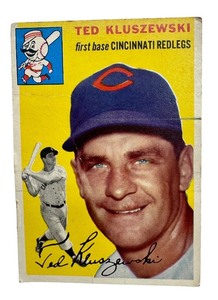 lot 19J image: 1956 Topps Ted Kluszewski Baseball Card #76