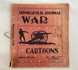 lot 87J image: 1899 Minneapolis Journal War Cartoons
