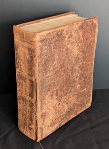 lot 434 image: Antique 1831 Leather Bound Bible