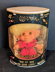 lot 472 image: Wishnik Uneeda Health-Nik Troll Doll