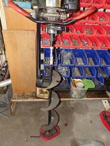 lot 42 image: StikeMaster Ice Auger with 8 Blade