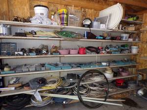lot 54 image: HUGE hardware Lot- Wires, bolts, nut ..etc. - see pictures