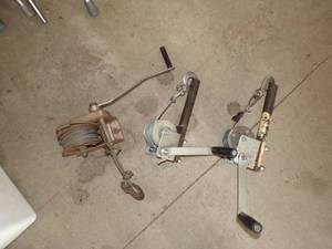 lot 58 image: 3 winches