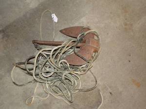 lot 116 image: Boat Anchor with Robe