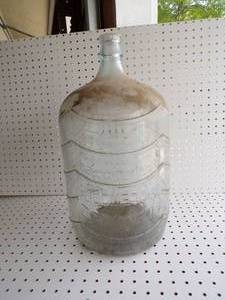 lot 134 image: Glass Jar- Glenwood Inglewood Spring Water Minneapolis MN