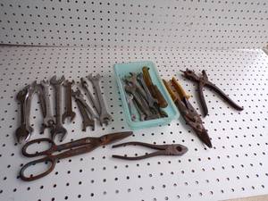 lot 173 image: Open end Wrenches and More