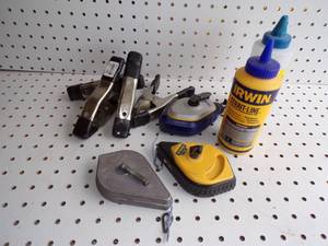 lot 223 image: Clamps and Chalk Lines With Chalk