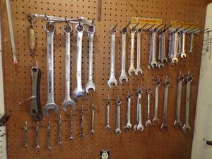 lot 227 image: Open End Wrench on Wall