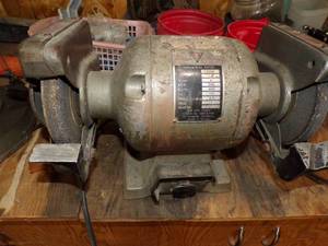 lot 233 image: Heavy Duty Bench Grinder