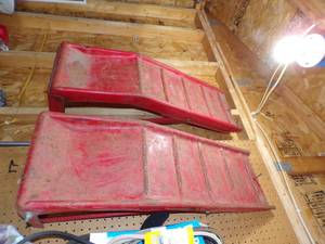 lot 234 image: Car Ramps - on wall
