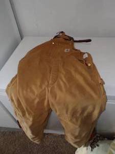 lot 264 image: Carhart Bibs 42x30