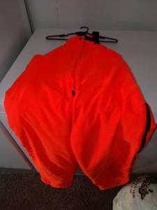 lot 266 image: Orange Hunting Bibs Med