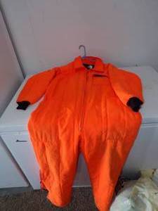 lot 271 image: Orange Hunting Bibs LG