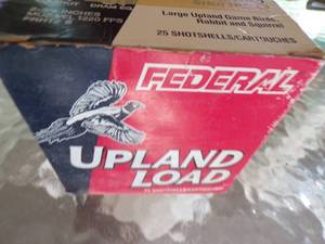 lot 290 image: Full box of 12Ga Shotgun Shells Total 25 Shells Ammo