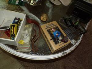 lot 350 image: Bottom of Ammo Box, Book and More