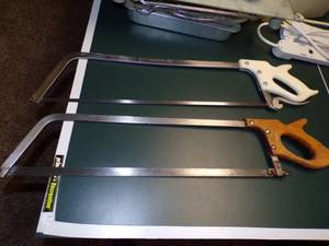 lot 380 image: Pair of Butcher Saws
