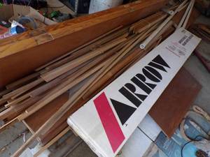 lot 442 image: Assorted Wood -Oak Trim, Doors and MORE