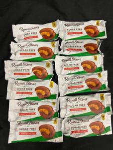 lot 4 image: BB1 - Lot of 12 Russell Stover Sugar-Free Peanut Butter Cups