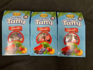 lot 32 image: RR1 - Set of 3 Anastasia Confections Gourmet Salt Water Taffy - Classic Assortment