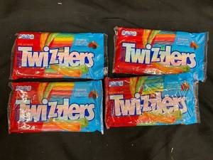 lot 46 image: AA2 - Set of 4 Twizzlers Rainbow Candy Packs