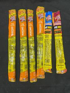 lot 113 image: LL2 - Collection of 5 Slim Jim Snack Sticks - Nacho and Mild Beef