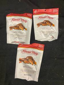 lot 145 image: VV2 - Set of 3 Fannie May Milk Chocolate Mini Pixies Packs, 4 oz Each