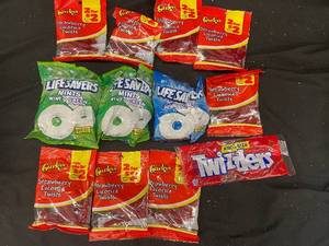 lot 169 image: EE3 - Assorted Candy Collection with Lifesavers Mints and Licorice Twists