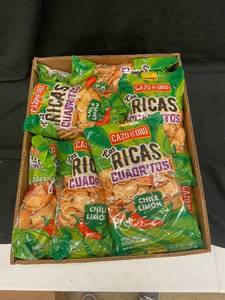lot 180 image: HH3 - Collection of Cazo de Oro Los Ricas Charritas Snacks - Chile Limon Flavor