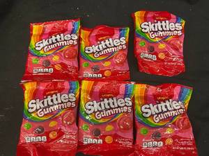 lot 306 image: ZZ2 - Set of 5 Skittles Gummies 7.2 oz Bags